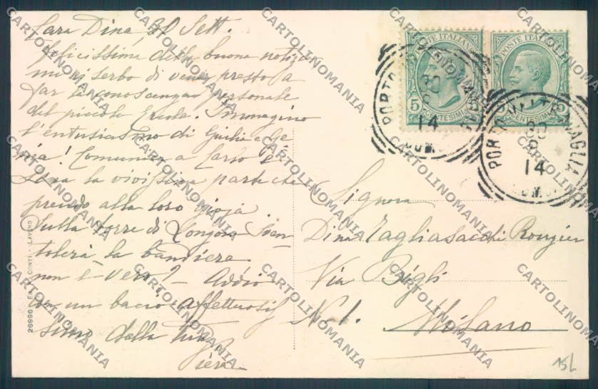 Varese Porto Valtravaglia Saluti da cartolina LQ8602 – retro