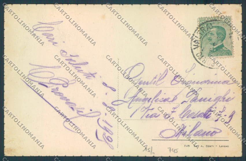 Varese Porto Valtravaglia Saluti da cartolina LQ8607 – retro