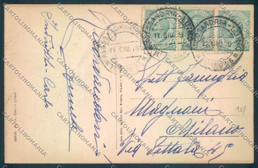 Varese Porto Valtravaglia Saluti da cartolina LQ8608 – retro