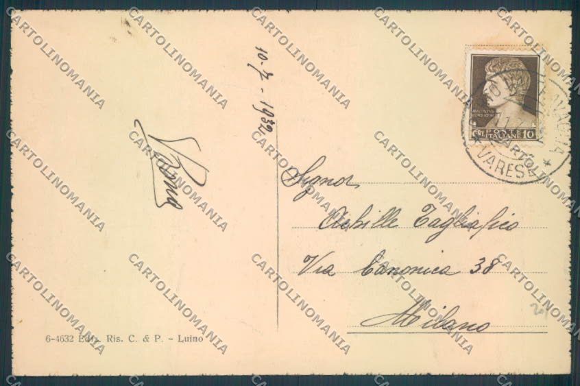 Varese Porto Valtravaglia cartolina LQ8617 – retro