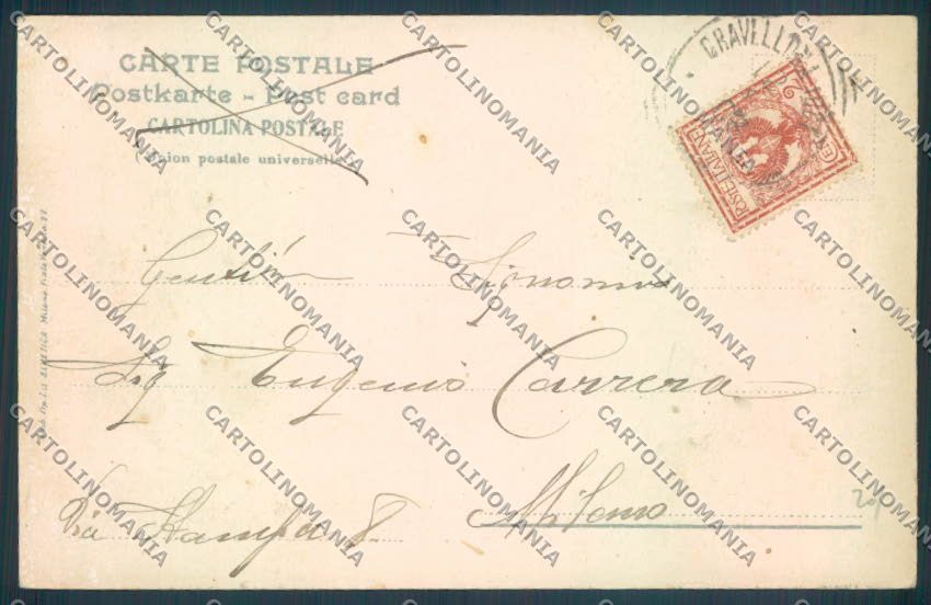 Varese Porto Valtravaglia FORO cartolina LQ8624 – retro