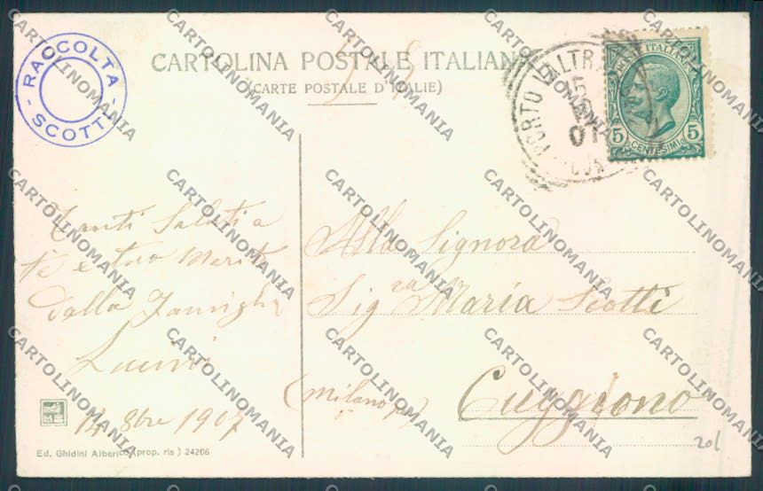 Varese Porto Valtravaglia cartolina LQ8630 – retro
