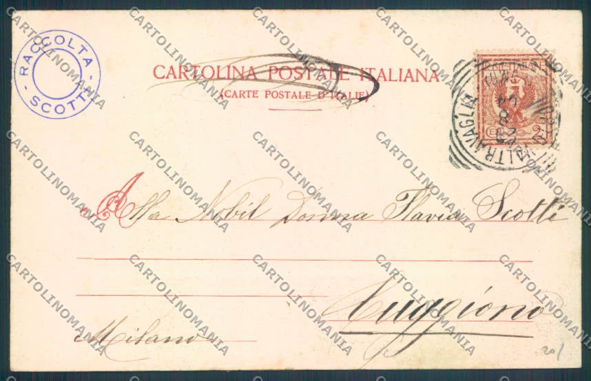Varese Porto Valtravaglia Battello cartolina LQ8632 – retro