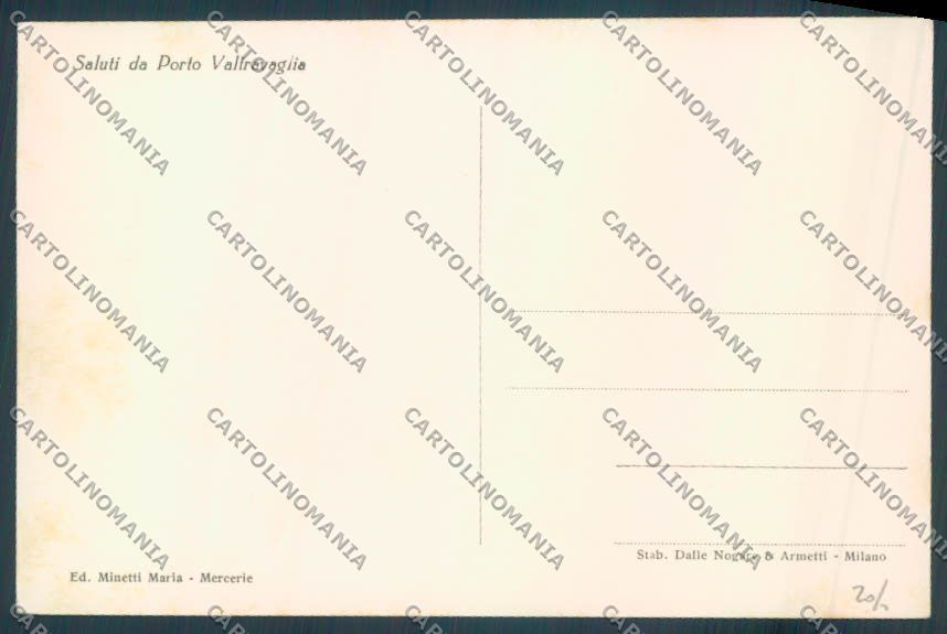 Varese Porto Valtravaglia Saluti da Foto cartolina LQ8642 – retro