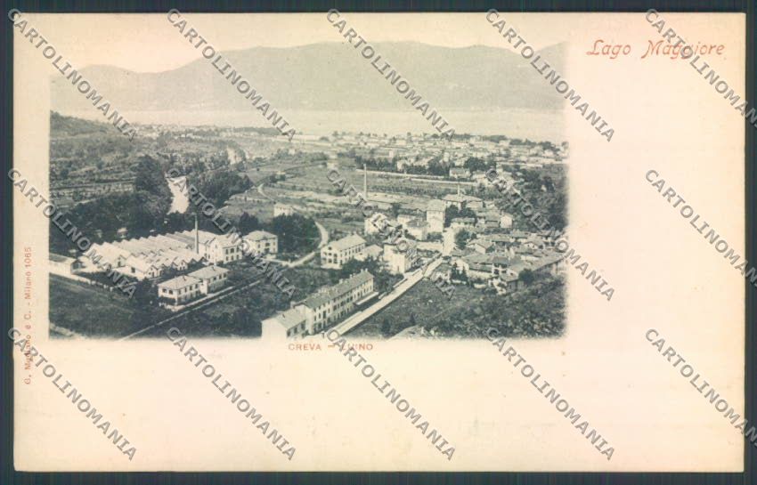 Varese Luino Creva cartolina LQ8658 – fronte