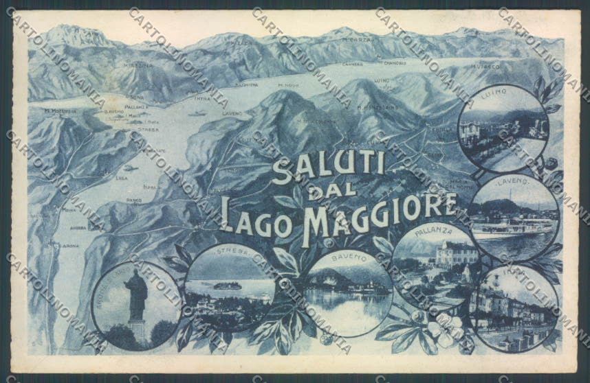 Varese Lago Maggiore Saluti da cartolina LQ8671 – fronte
