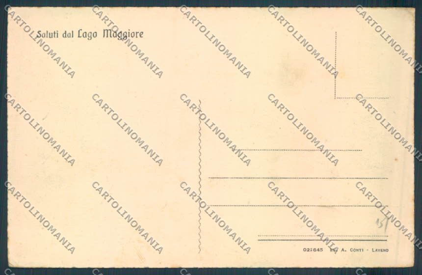 Varese Lago Maggiore Saluti da cartolina LQ8672 – retro