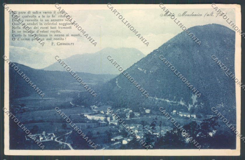 Varese Monte Mondonico PIEGHINA cartolina LQ8688 – fronte