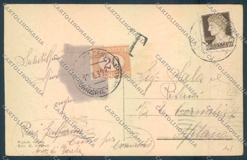 Varese Cuvio Comacchio cartolina LQ8692 – retro