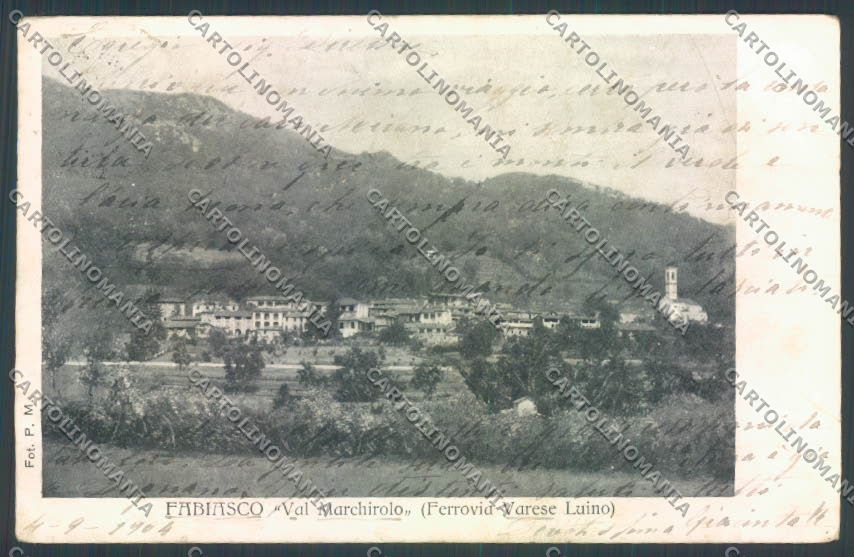 Varese Cugliate Fabiasco cartolina LQ8705 – fronte