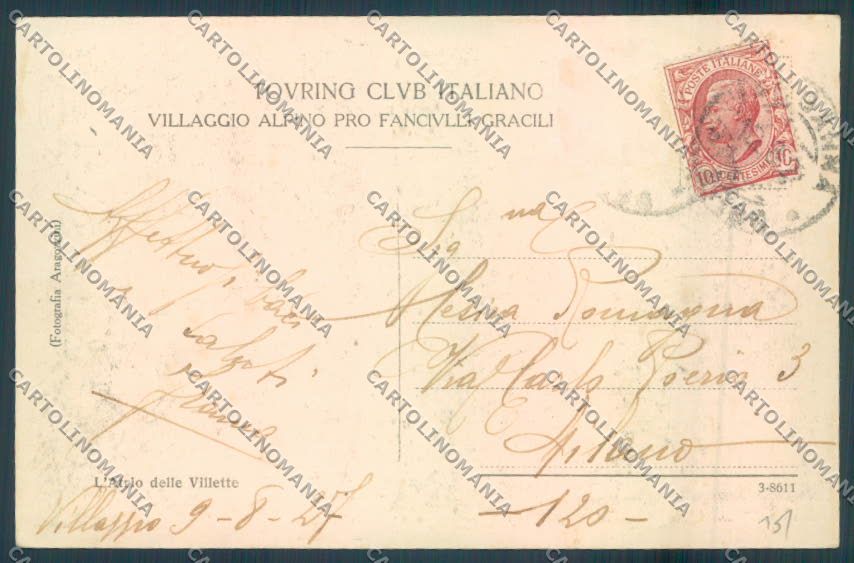 Varese Valganna TCI ABRASA cartolina LQ8724 – retro