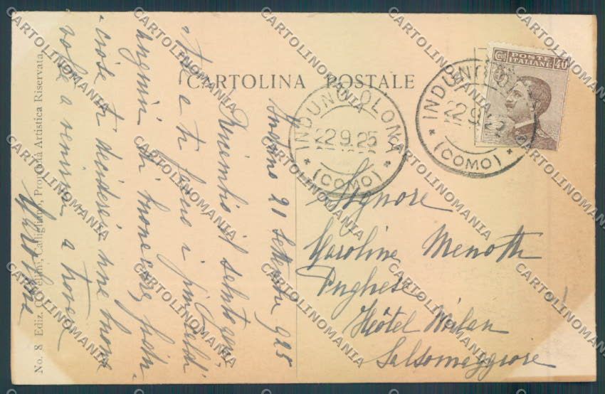 Varese Lavena Ponte Tresa cartolina LQ8734 – retro