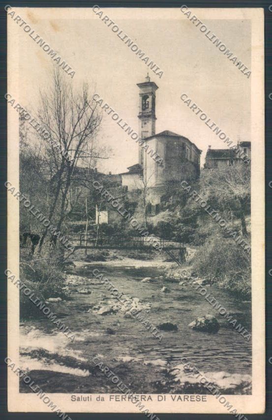 Varese Ferrera di Varese Saluti da cartolina LQ8736 – fronte
