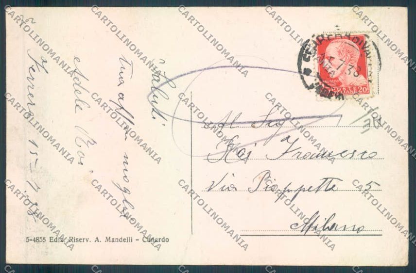 Varese Ferrera di Varese Saluti da cartolina LQ8736 – retro