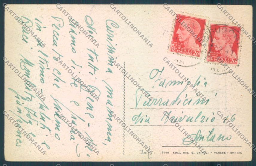 Varese Bisuschio cartolina LQ8740 – retro