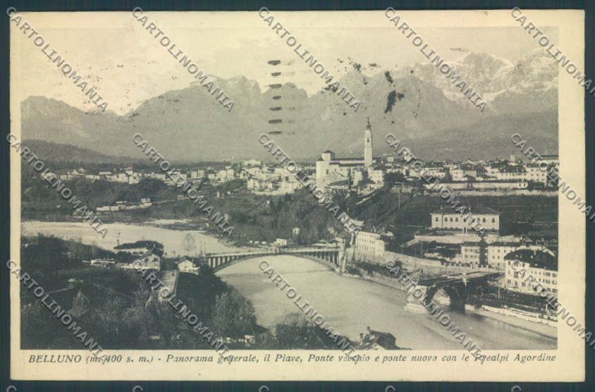 Belluno Città cartolina LQ8786 – fronte