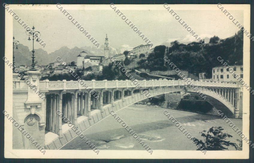Belluno Città Ponte cartolina LQ8796 – fronte