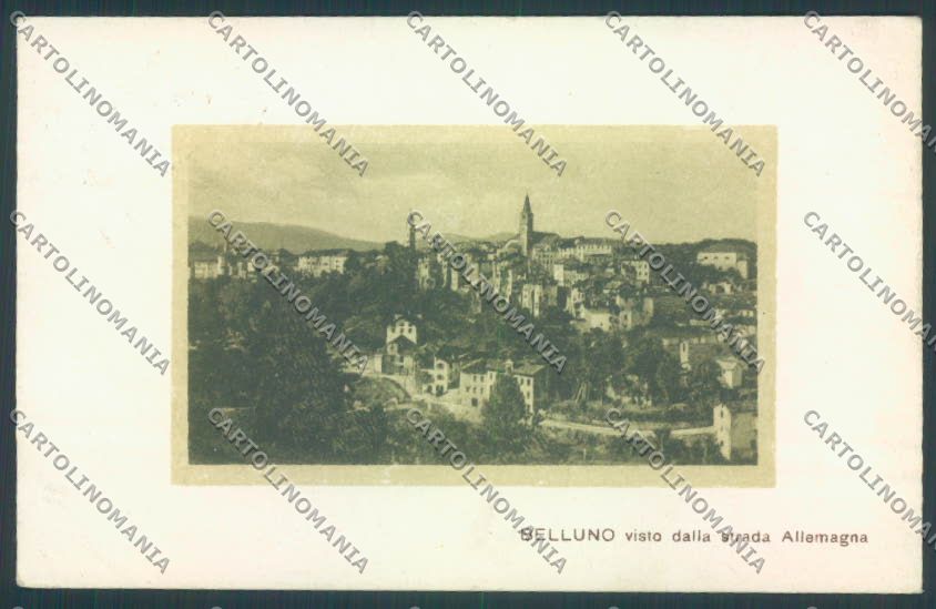 Belluno Città SCOLLATA cartolina LQ8815 – fronte