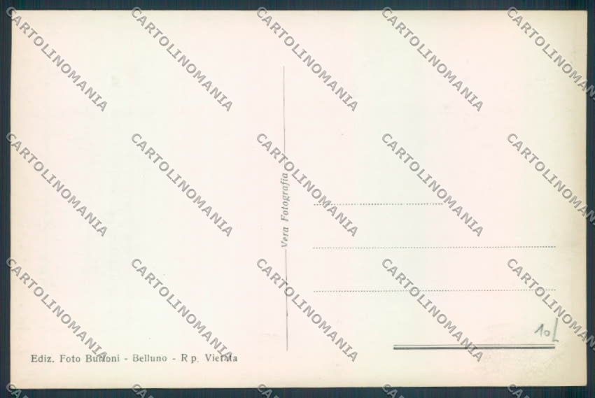 Belluno Città Foto cartolina LQ8835 – retro