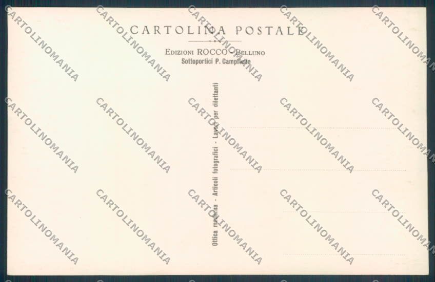 Belluno Città Foto cartolina LQ8838 – retro