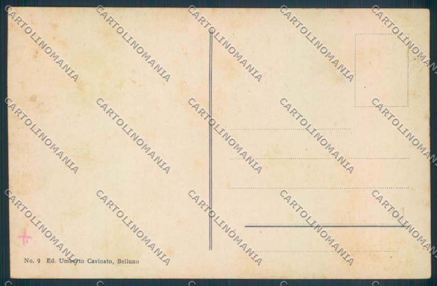 Belluno Città cartolina LQ8868 – retro