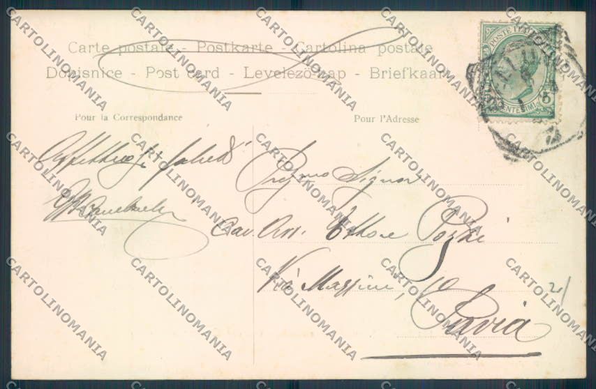 Belluno Città Finanza cartolina LQ8890 – retro
