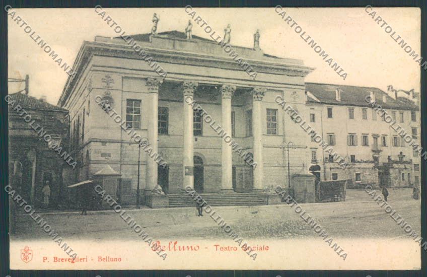 Belluno Città Teatro cartolina LQ8897 – fronte