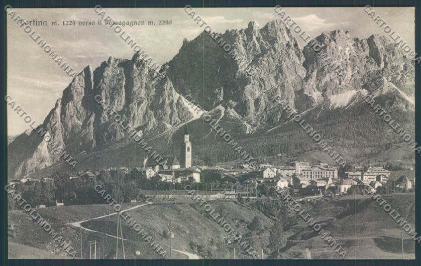 Belluno Cortina d'Ampezzo cartolina LQ8921 – fronte