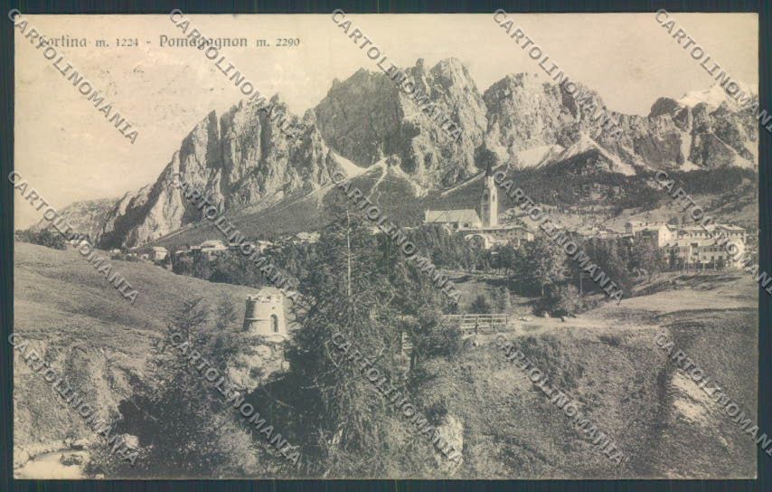 Belluno Cortina d'Ampezzo cartolina LQ8922 – fronte