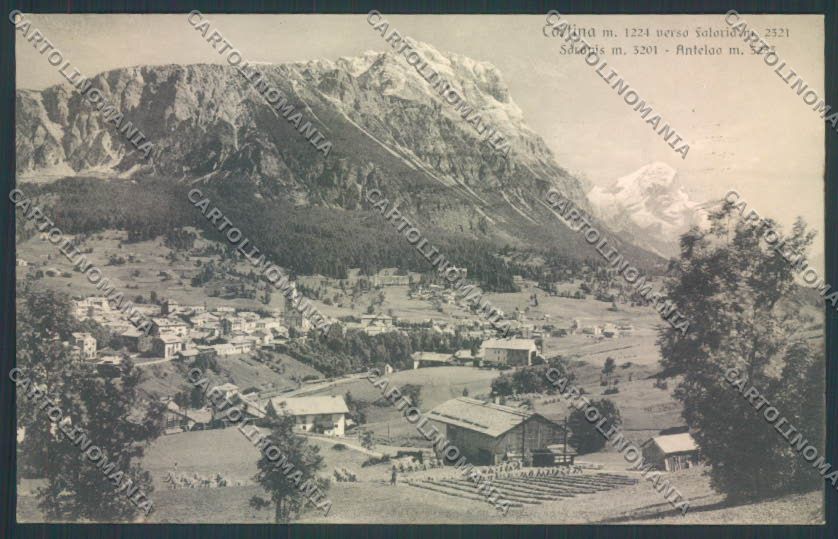 Belluno Cortina d'Ampezzo cartolina LQ8930 – fronte