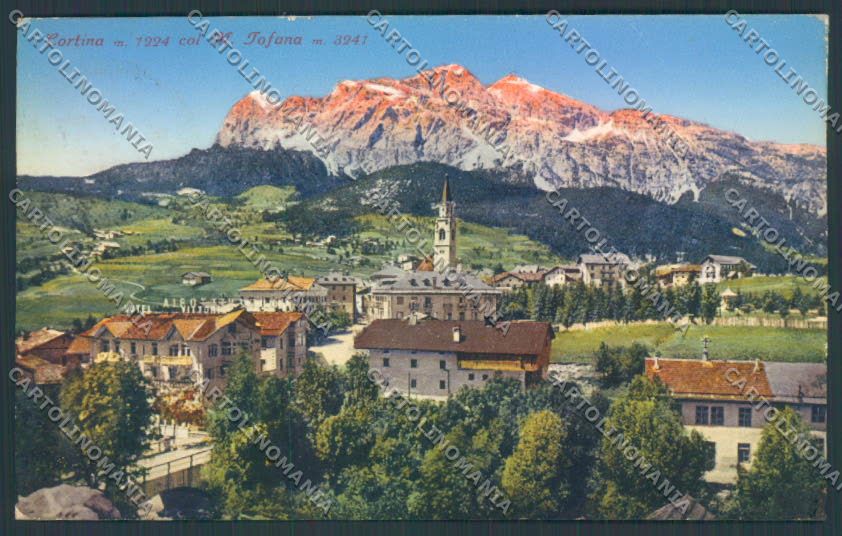 Belluno Cortina d'Ampezzo cartolina LQ8937 – fronte
