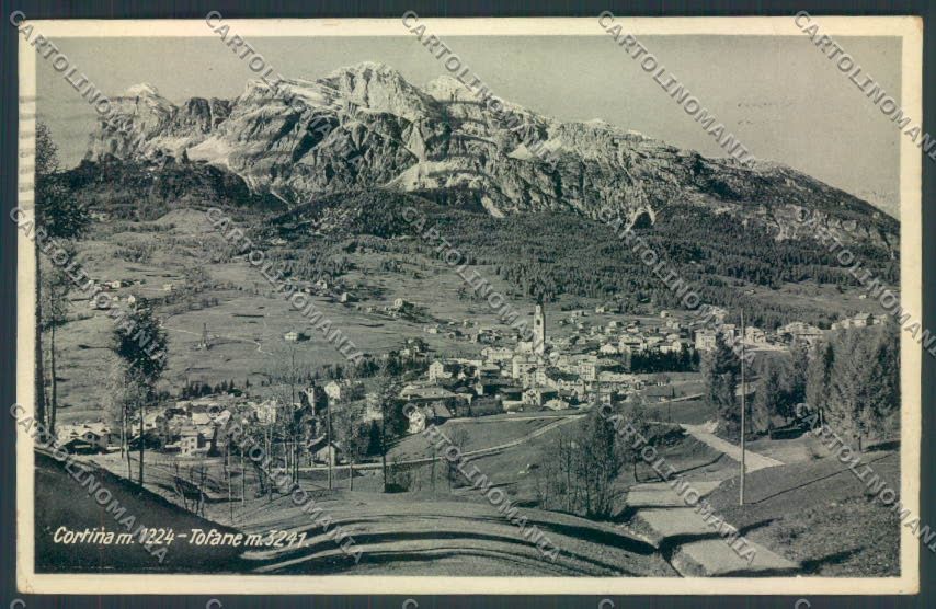 Belluno Cortina d'Ampezzo cartolina LQ8941 – fronte