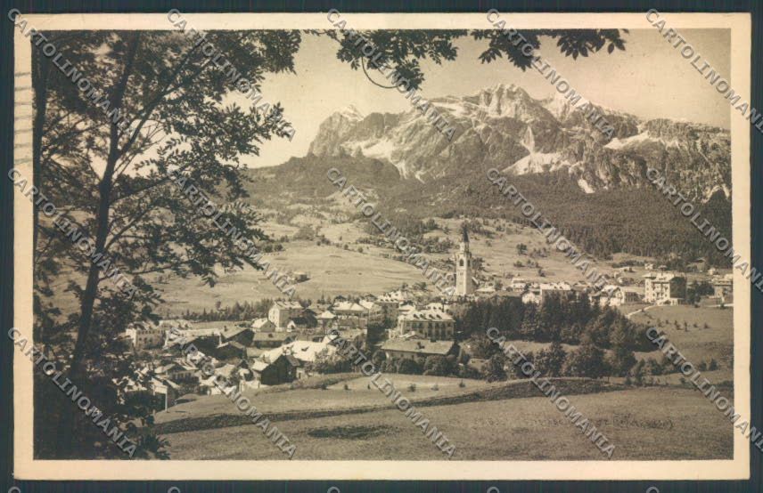 Belluno Cortina d'Ampezzo cartolina LQ8944 – fronte