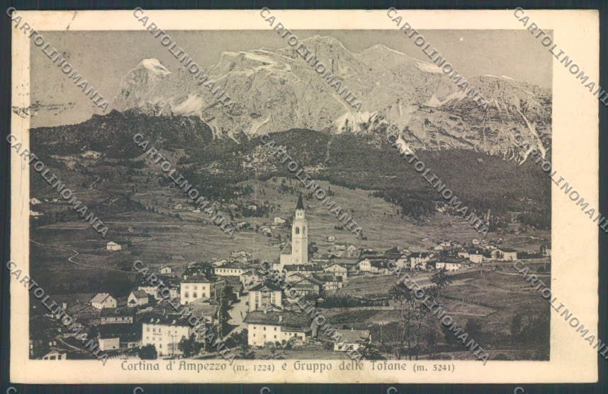 Belluno Cortina d'Ampezzo cartolina LQ8946 – fronte