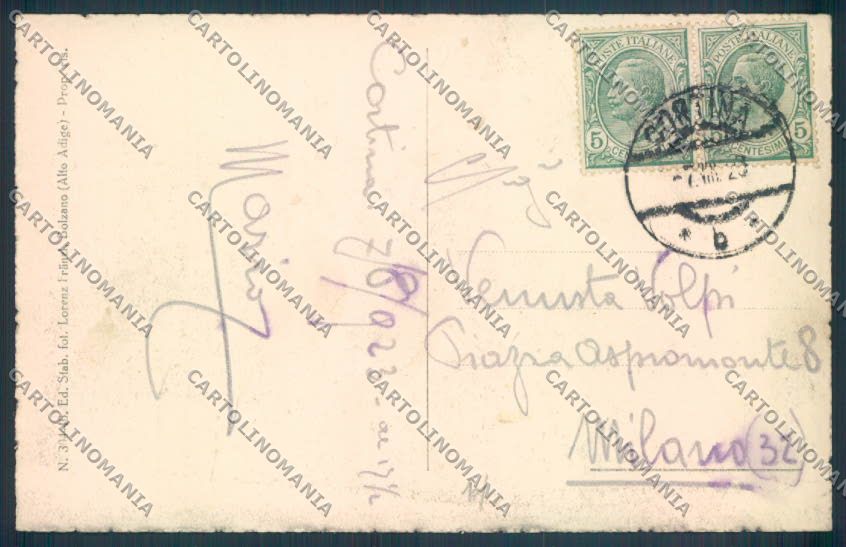 Belluno Cortina d'Ampezzo cartolina LQ8948 – retro