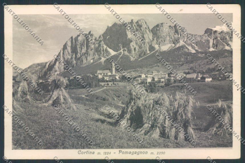 Belluno Cortina d'Ampezzo cartolina LQ8950 – fronte