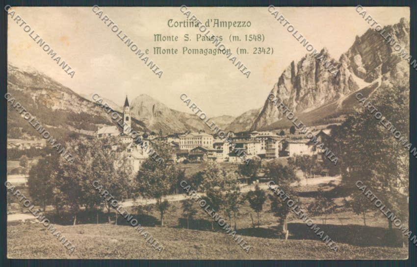 Belluno Cortina d'Ampezzo cartolina LQ8951 – fronte
