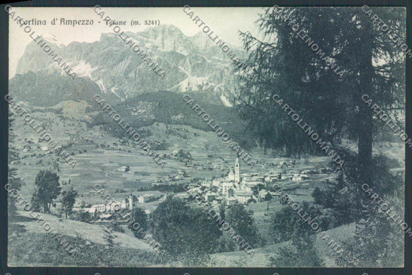 Belluno Cortina d'Ampezzo cartolina LQ8954 – fronte
