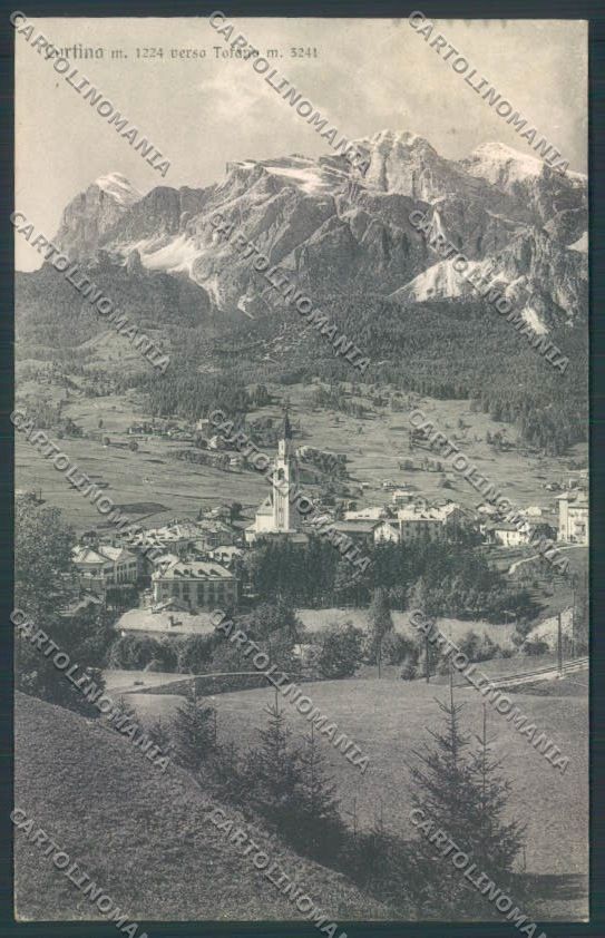 Belluno Cortina d'Ampezzo cartolina LQ8960 – fronte