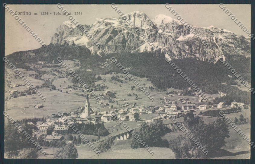 Belluno Cortina d'Ampezzo cartolina LQ8965 – fronte