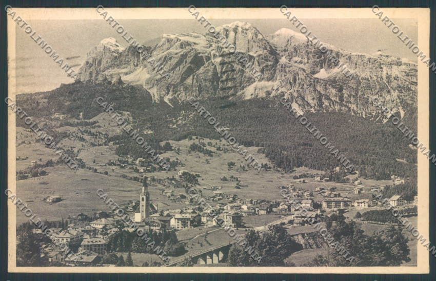 Belluno Cortina d'Ampezzo cartolina LQ8967 – fronte