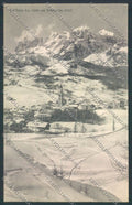 Belluno Cortina d'Ampezzo Nevicata cartolina LQ8968 – fronte