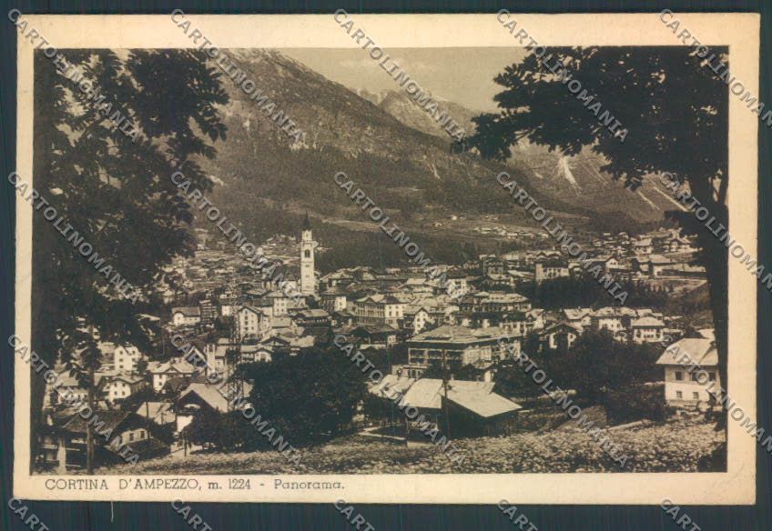 Belluno Cortina d'Ampezzo cartolina LQ8974 – fronte