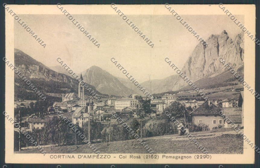 Belluno Cortina d'Ampezzo cartolina LQ8975 – fronte