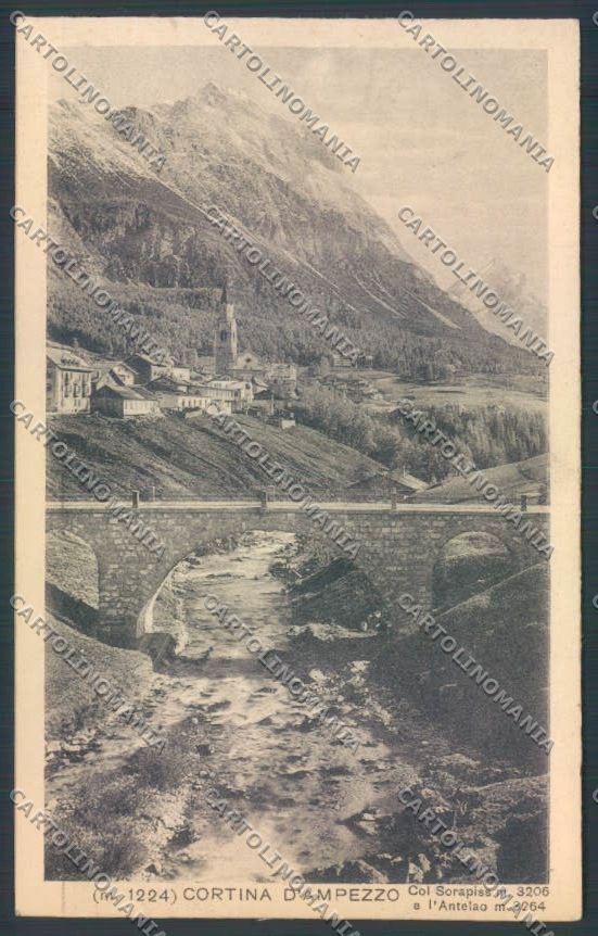 Belluno Cortina d'Ampezzo cartolina LQ8977 – fronte