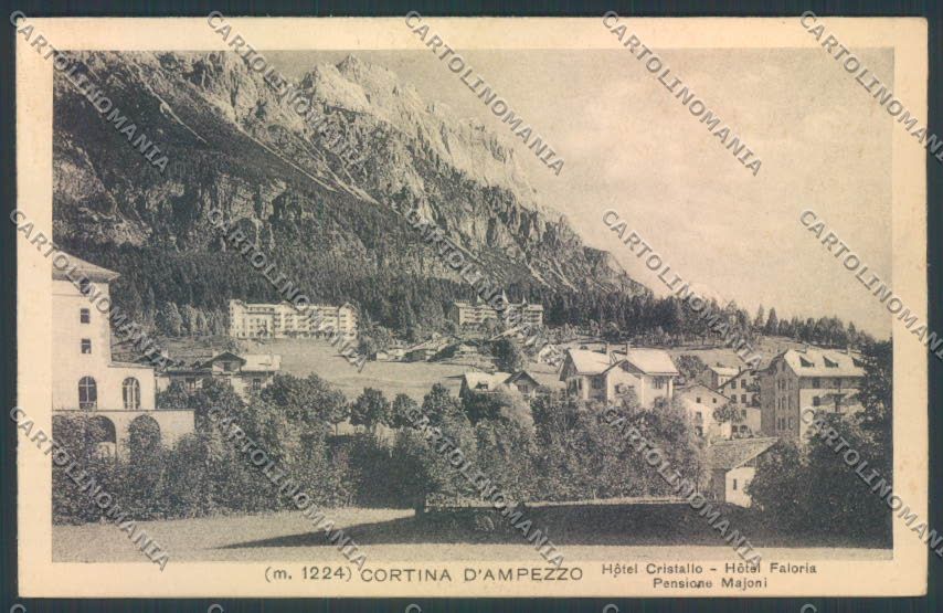 Belluno Cortina d'Ampezzo cartolina LQ8978 – fronte