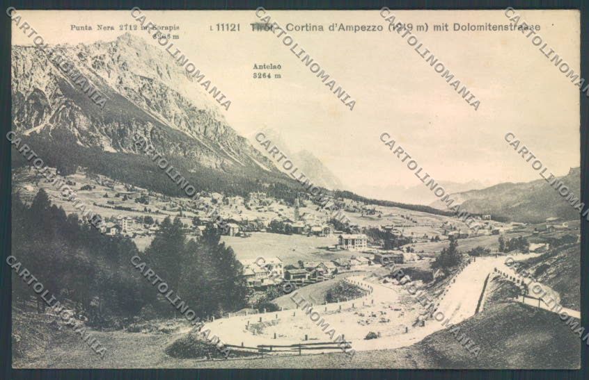 Belluno Cortina d'Ampezzo cartolina LQ8985 – fronte