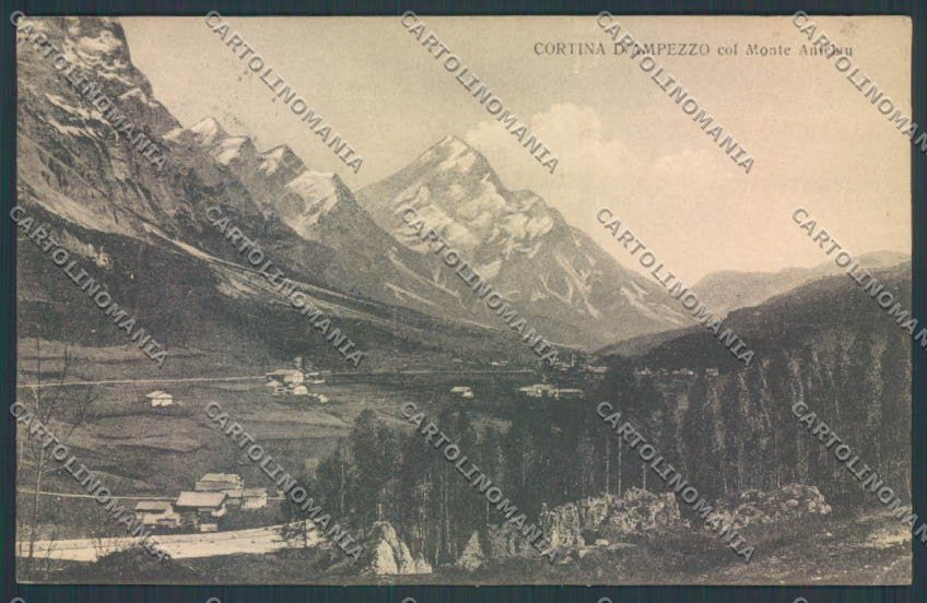 Belluno Cortina d'Ampezzo cartolina LQ8991 – fronte