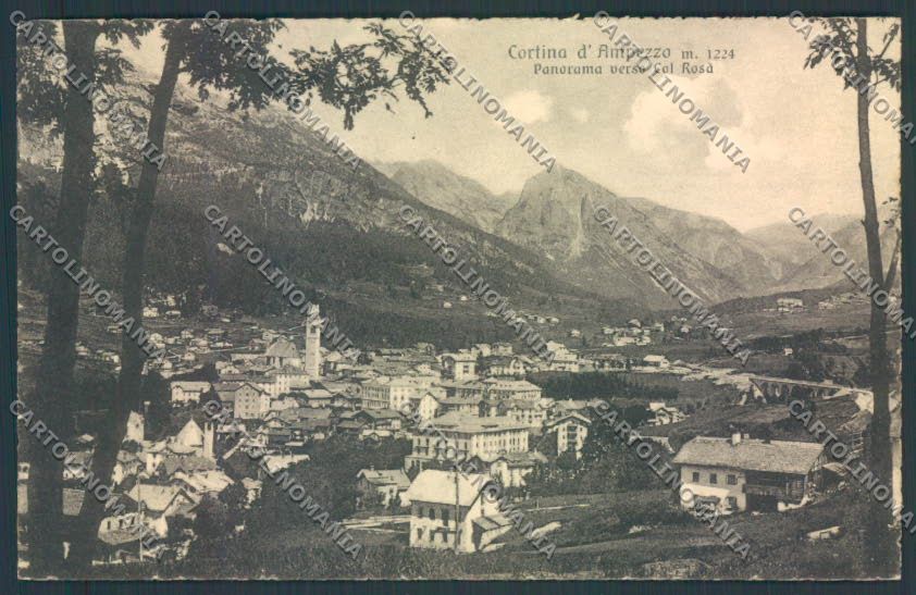 Belluno Cortina d'Ampezzo cartolina LQ8995 – fronte