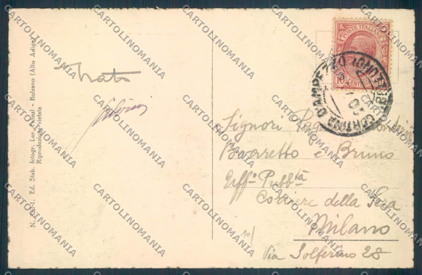 Belluno Cortina d'Ampezzo cartolina LQ8995 – retro